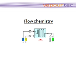 Flow chemistry - Vapourtec