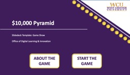 $10000 Pyramid PowerPoint Template