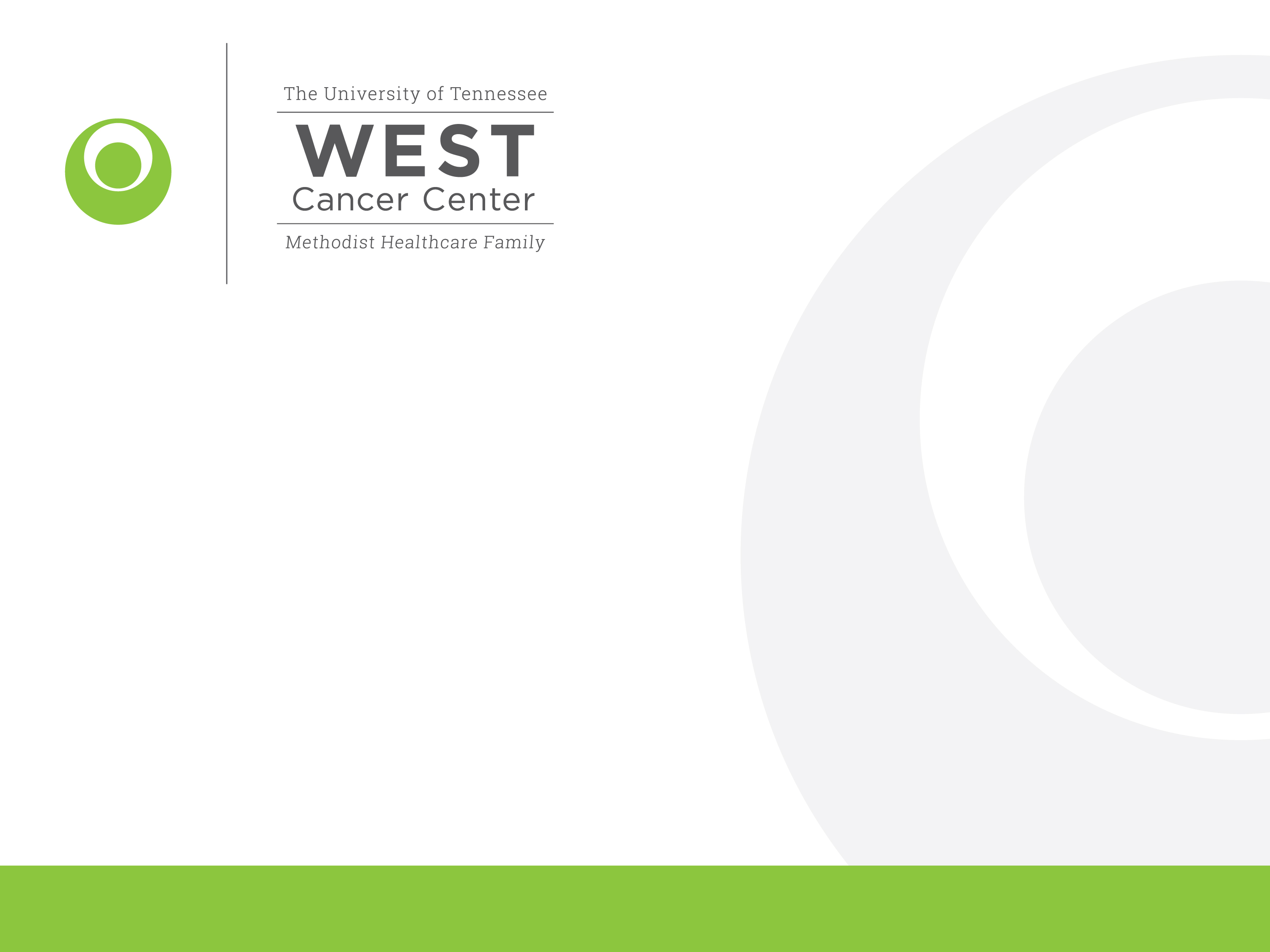 PowerPoint Presentation - West Cancer Center