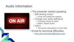 Audio Information - WPS Government Services