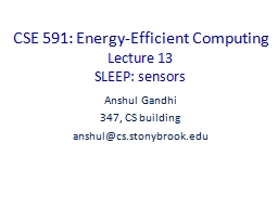 Analytical Performance Modeling for Power Management in Data ...