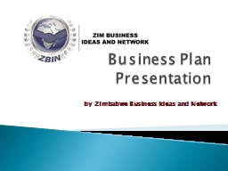 Business Plan Presentation
